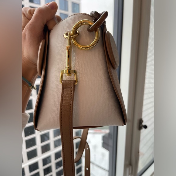 YUZEFI leather Pepper Bag in Cappuccino Bianco, 2 handles - LIKE NEW - Picture 12 of 16